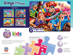 Puzzle Masterpieces:   48 Piece Googly Eyes - Pirates
