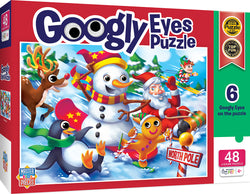 Puzzle Masterpieces:   48 Piece Googly Eyes - Christmas