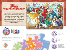 Puzzle Masterpieces:   60 Piece Tractor Mac - Squeaky Clean