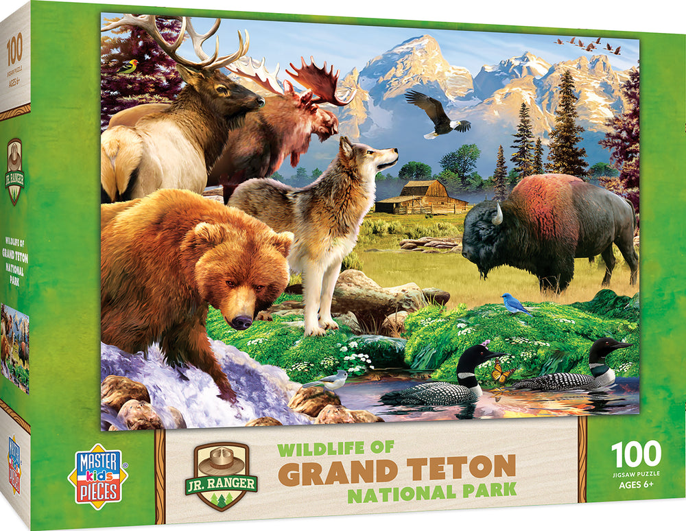 Puzzle Masterpieces:  100 Piece Jr Ranger - Glacier National Park