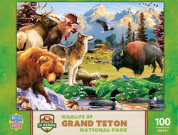 Puzzle Masterpieces:  100 Piece Jr Ranger - Glacier National Park