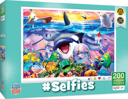 Puzzle Masterpieces:  200 Piece Selfies - Wild Waves
