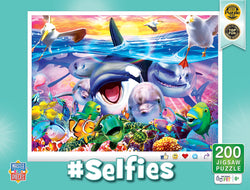 Puzzle Masterpieces:  200 Piece Selfies - Wild Waves