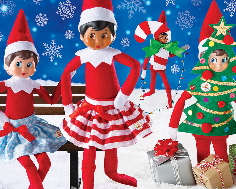 Puzzle Masterpieces:  100 Piece Elf on the Shelf – 4-pack