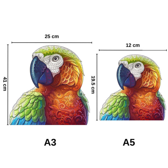 Puzzle Craft-Hub: African Parrot