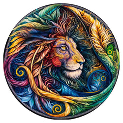 Puzzle Craft-Hub: Fiery Lion