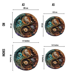 Puzzle Craft-Hub: Flower & Bird Yin Yang