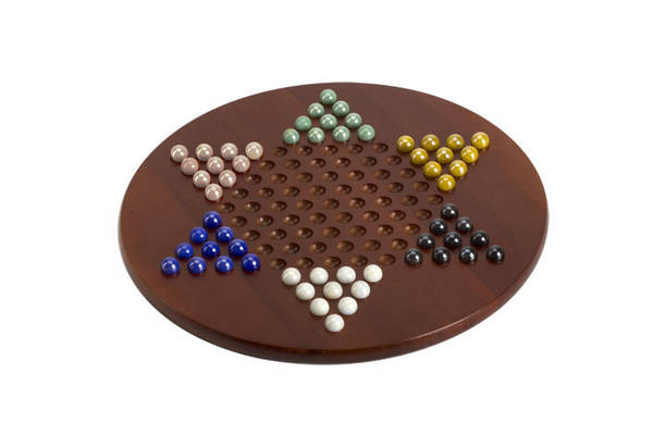 Chinese Checkers 15in Jumbo with Marbles