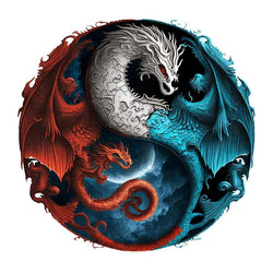 Puzzle Craft-Hub: Dragons Yin Yang