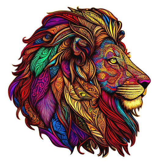Puzzle Craft-Hub: Majestic Lion
