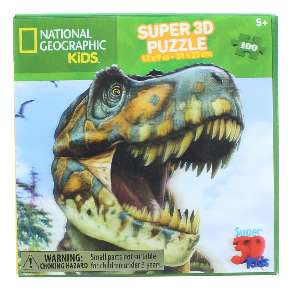 Puzzle Kids 3D Jax: 300 Piece Nat Geo Kids: T-Rex