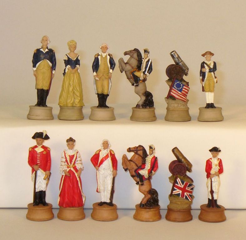 Chess Pieces Revolutionary War