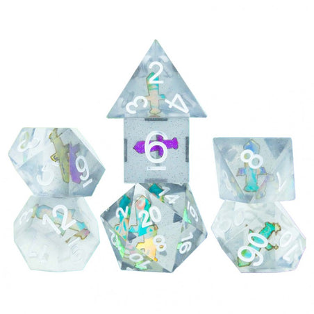 Dice Sirius: Poly 7 Set Sharp
