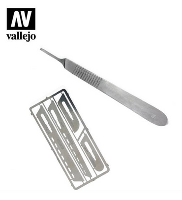 Mini Tool Vallejo: Saw Set #1 with Scalpel Handle #3