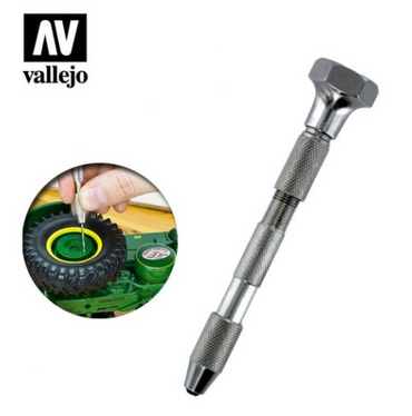 Mini Tool Vallejo: Pin Vice - Double Ended Swivel Top