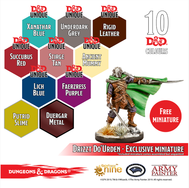 Paint Dungeons & Dragons: Underdark Paint Set