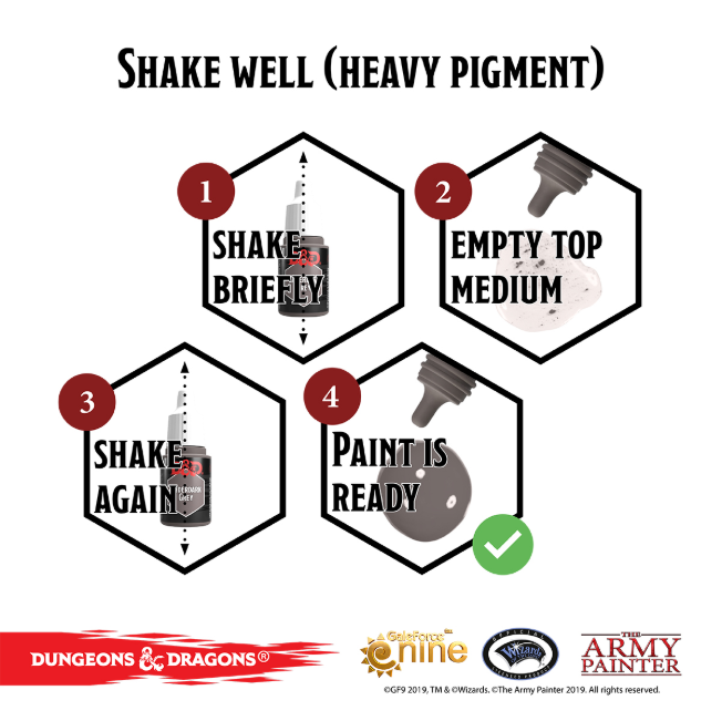 Paint Dungeons & Dragons: Underdark Paint Set