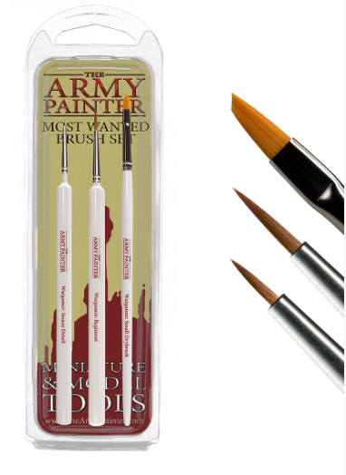 Paint Brush Army Painter: Set - Most Wanted
