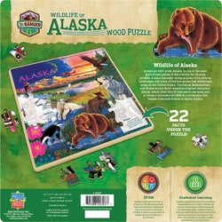 Puzzle Masterpieces:   48 piece Wood Alaska Wildlife