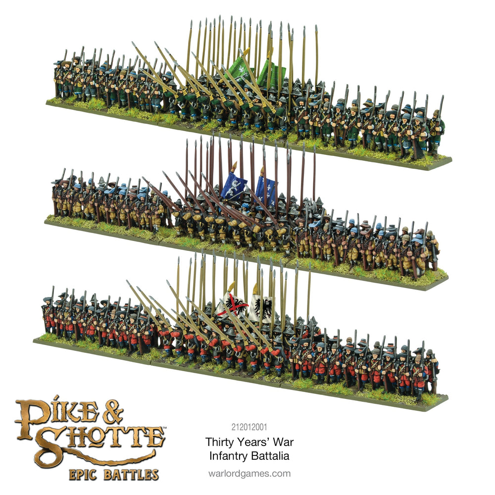 Pike & Shotte Epic Battles - Thirty Years' War: Infantry Battalian