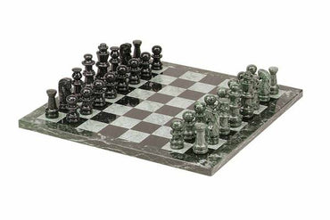 Chess Set Marble - 16in