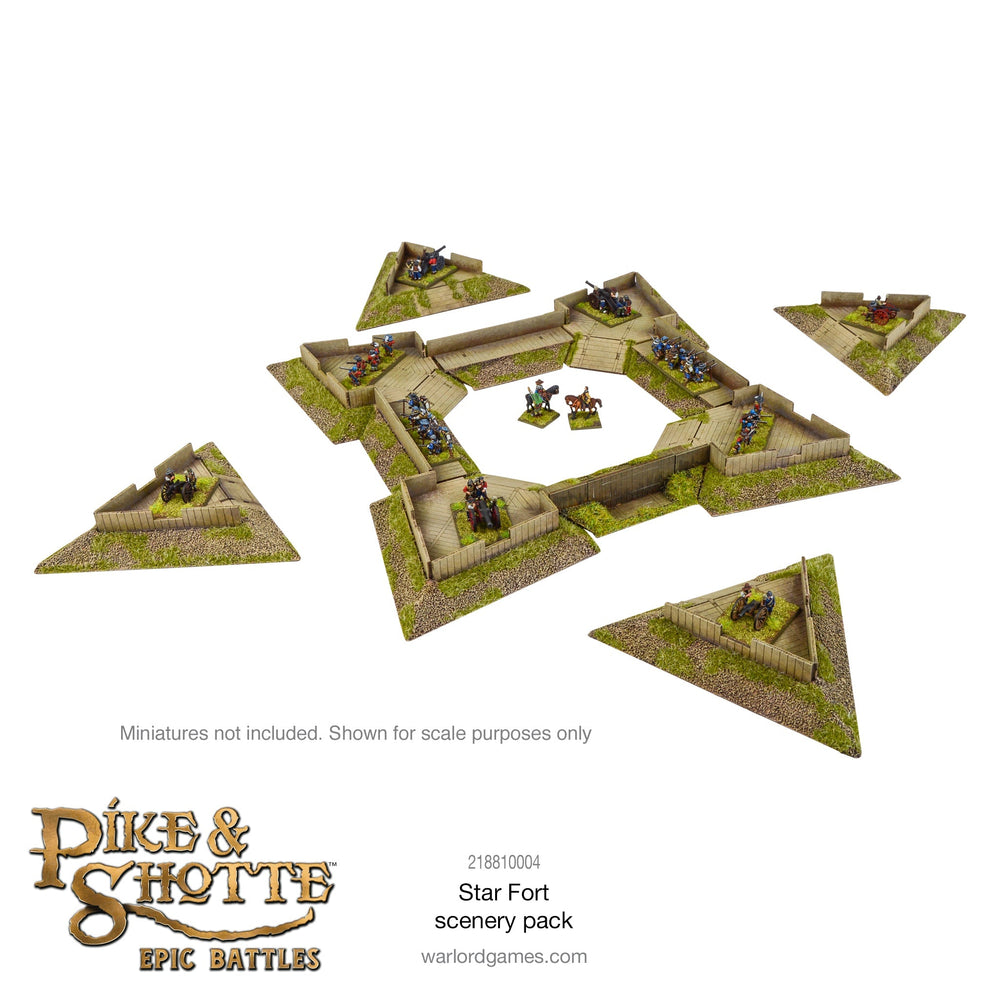Pike & Shotte: Epic Battles Scenery Pack - Star Fort