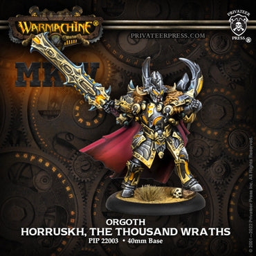 Warmachine MK4: Orgoth Sea Raiders Warcaster - Horruskh The Thousand Wraths