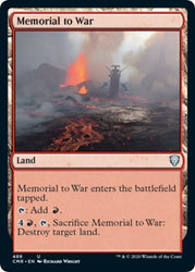 Memorial to War [Commander Legends]