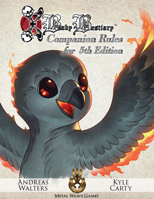 Dungeons & Dragons Metal Weave: Baby Bestiary: Beast Companion Guide (5E)