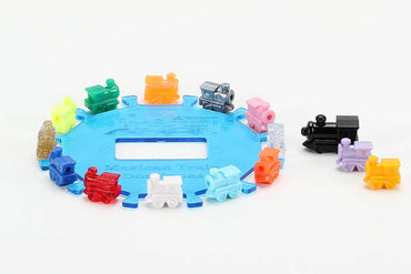 Dominoes Mexican Train: Plastic Hub w/14 Trains