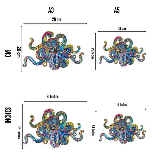 Puzzle Craft-Hub: Colorful Octopus