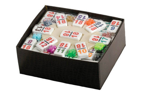 Dominoes Mexican Train Double 18 Numbers