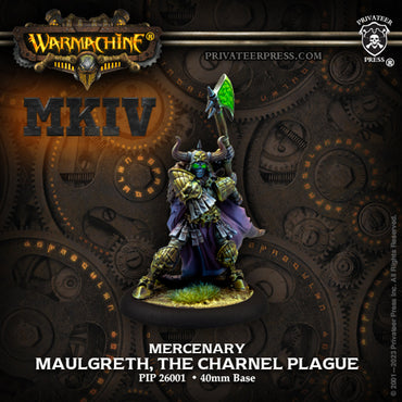 Warmachine: Mercenary Character Solo - Maulgreth, the Charnel Plague