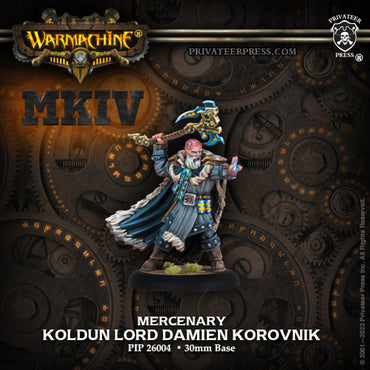 Warmachine MK4: Mercenary Solo - Koldun Lord Damien Korovnik