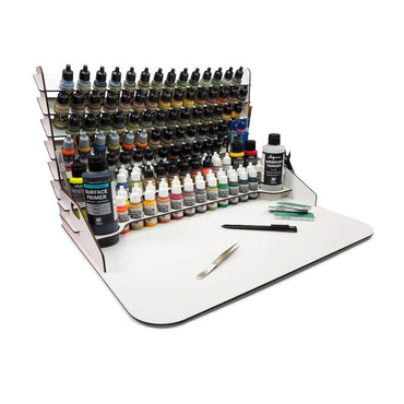 Paint Vallejo: Paint Display and Work Station with Verticle Storage 50 x 37 cm