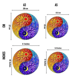Puzzle Craft-Hub: Flower Yin Yang