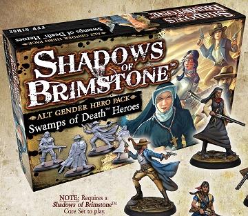 Shadows of Brimstone: Alt Gender Hero Pack: Swamps of Death