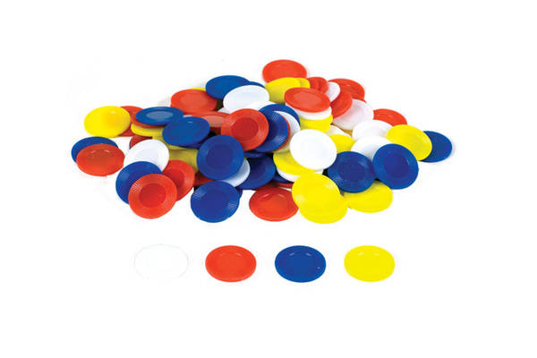Poker Chip Mini: Bag of 4 Colors