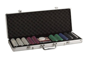 Poker Chip Set 500ctg with Card Suit design