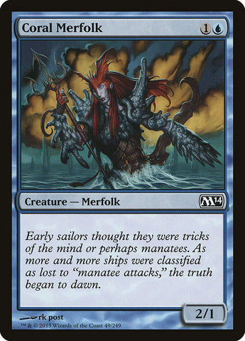 Coral Merfolk [Magic 2014]