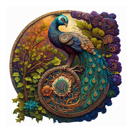 Puzzle Craft-Hub: Peacock Yin Yang
