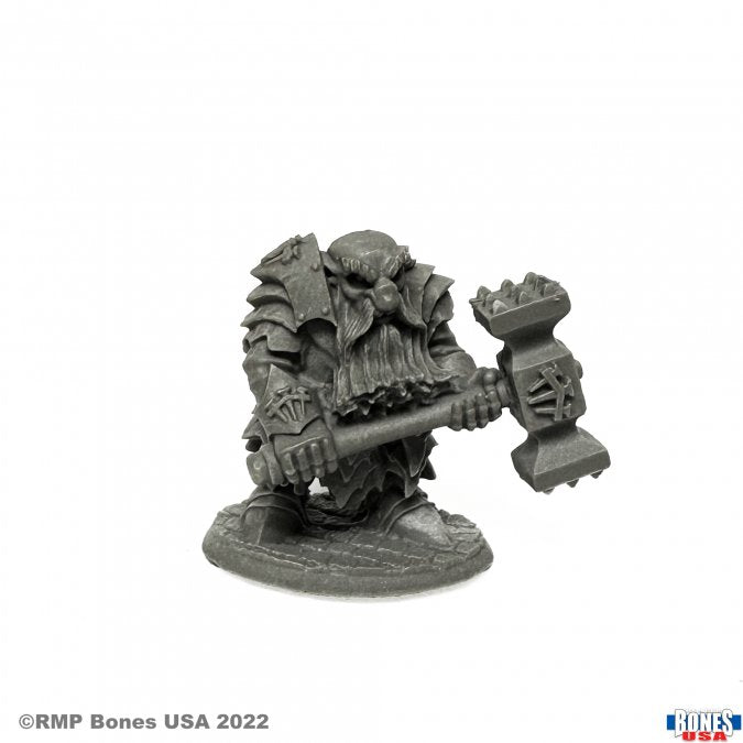 Mini Reaper Bones Legends: Dark Dwarf Pounder