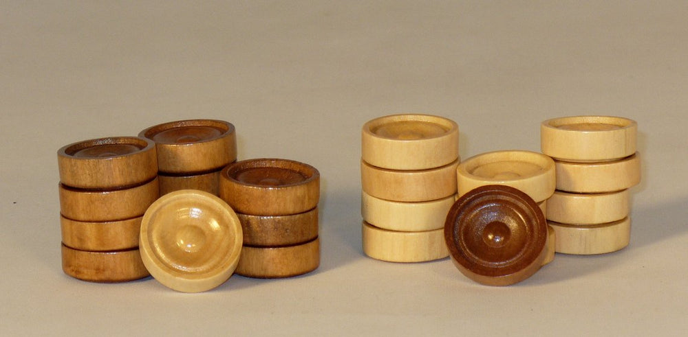 Checkers Wood 1" Stacking - Worldwise