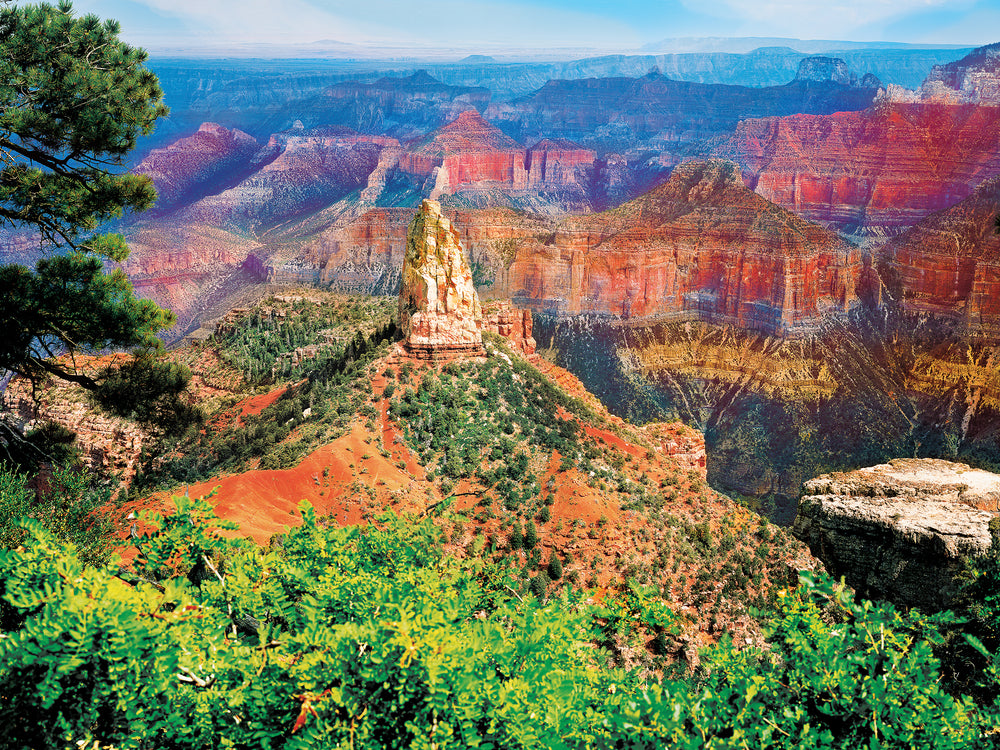Puzzle Masterpieces:  550 piece Explore America Grand Canyon North Rim