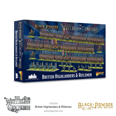 Black Powder - Waterloo: British - Highlanders & Riflemen