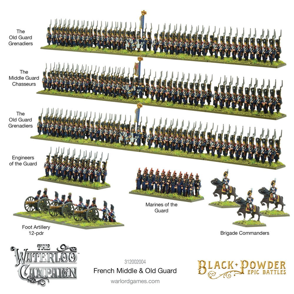 Black Powder - Waterloo: French Middle & Old Guard