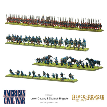 Black Powder - American Civil War: Union Cavalry & Zouaves Brigade