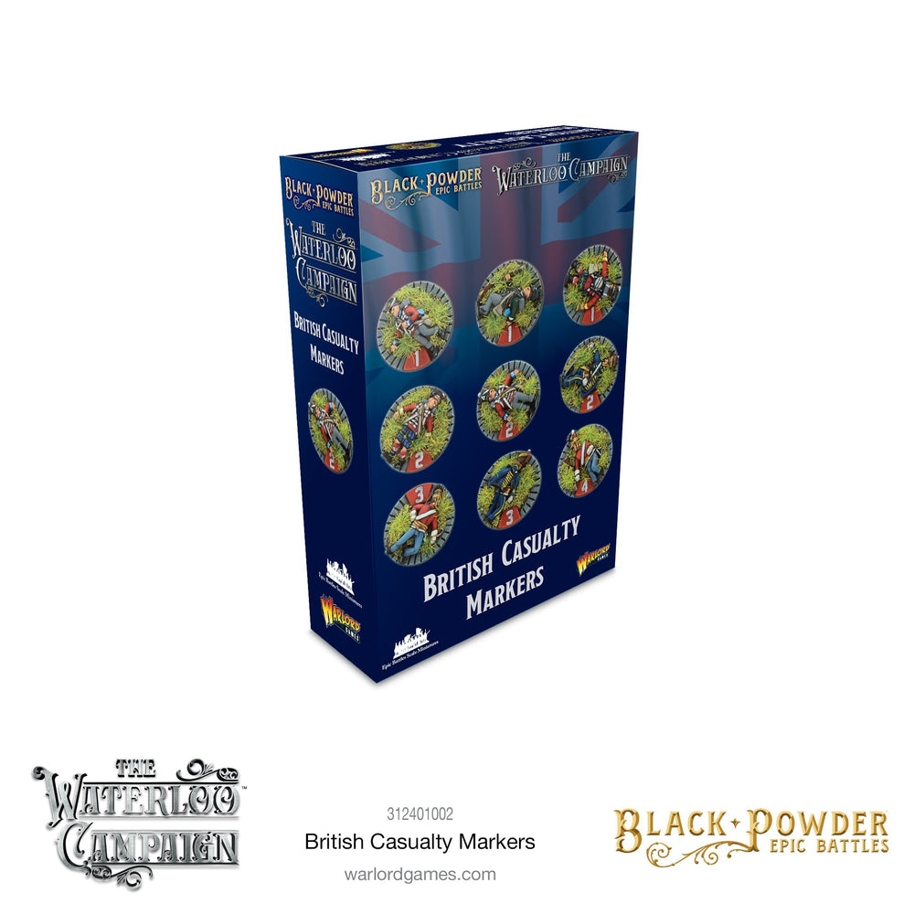 Black Powder - Waterloo: British Casualty Markers