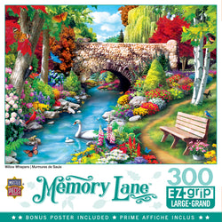 Puzzle Masterpieces:  300 piece EZGrip Memory Lane Willow Whispers