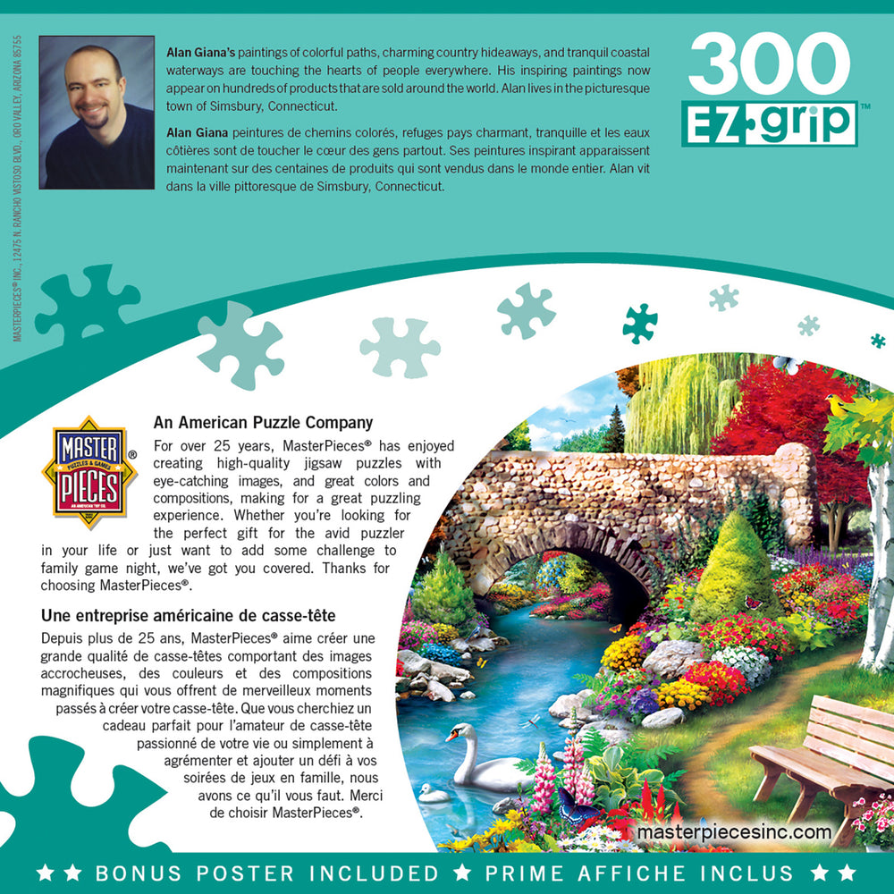 Puzzle Masterpieces:  300 piece EZGrip Memory Lane Willow Whispers